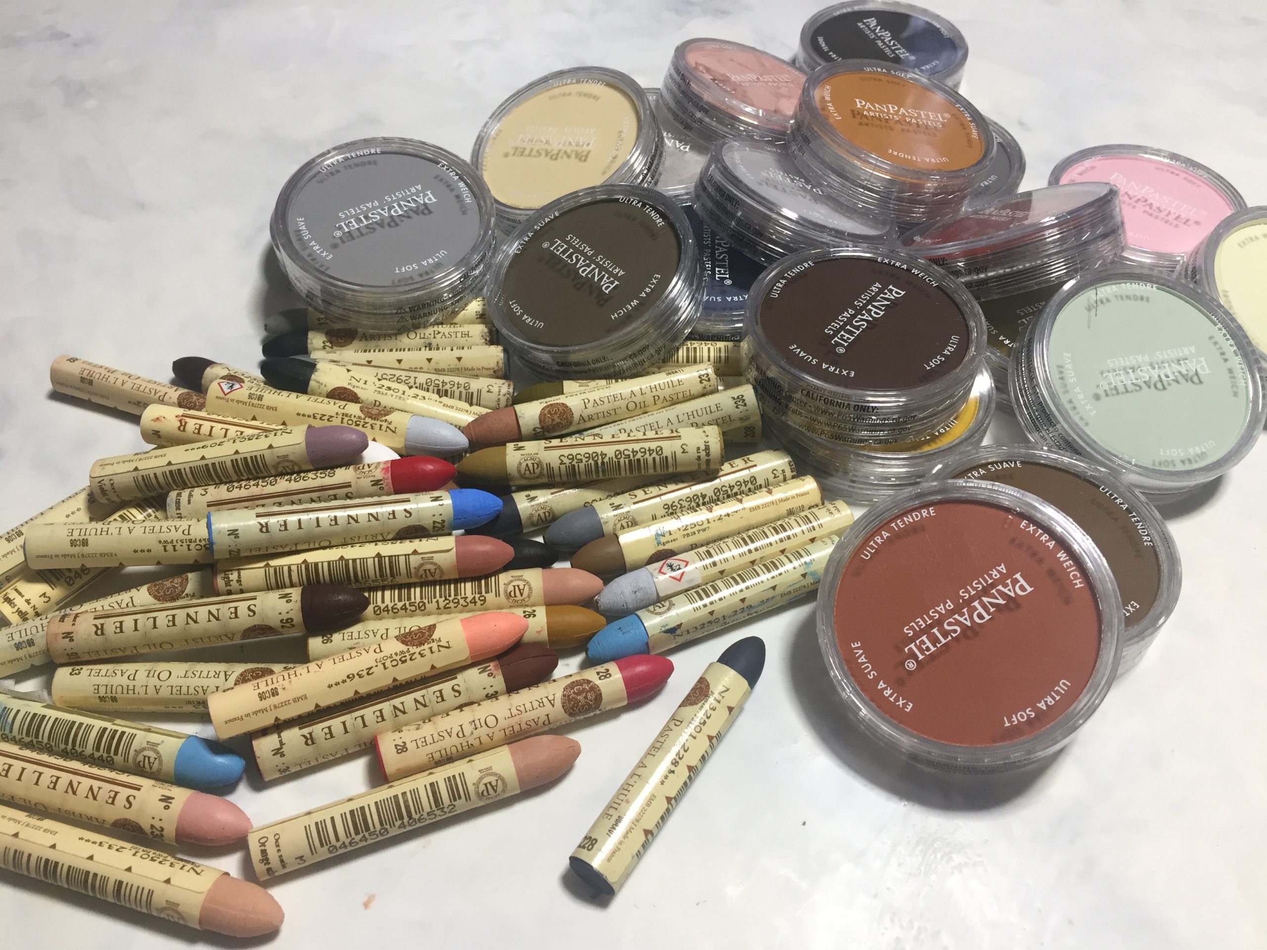 Repairing Pan Pastels Photo Encaustic